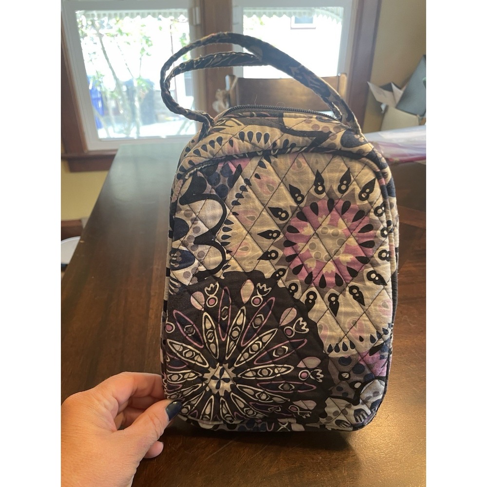 Vera Bradley MIMOSA MEDALLION Lunch Bunch Bag Purple Insulated